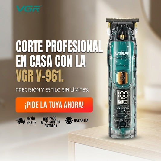 Afeitadora VGR 🪒Cortes precisos y estilo profesional desde casa 💈